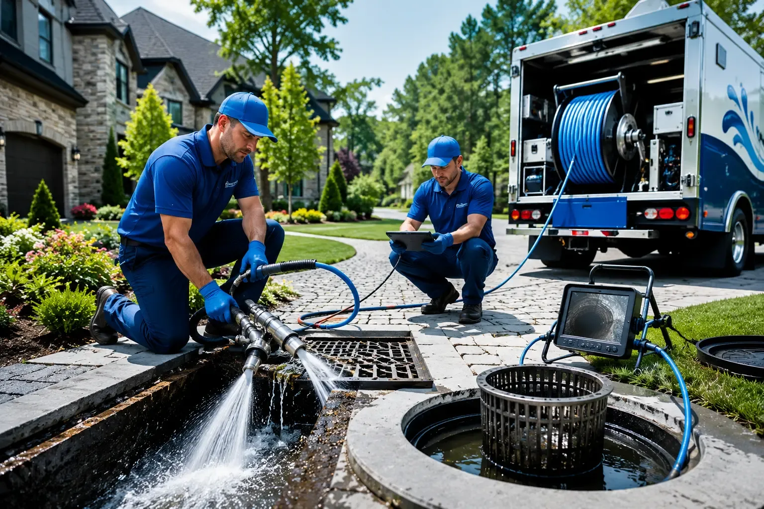 Local outdoor drain cleaning professionals in Frost, TX