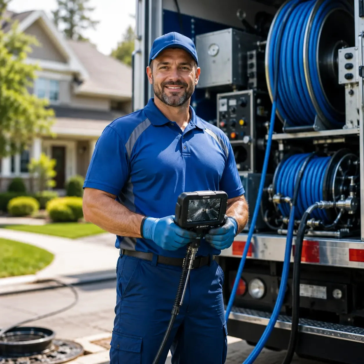 Local outdoor drain cleaning specialists in Frost, TX